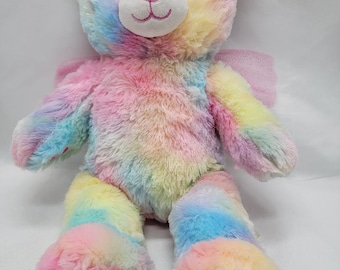 B.A.B. Fairie Plush Rainbow Bear