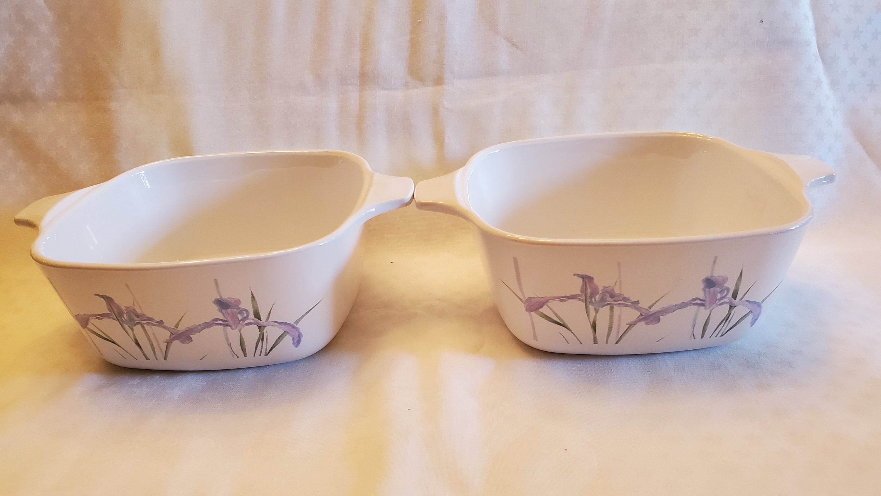 Corning Ware Purple Iris Etsy