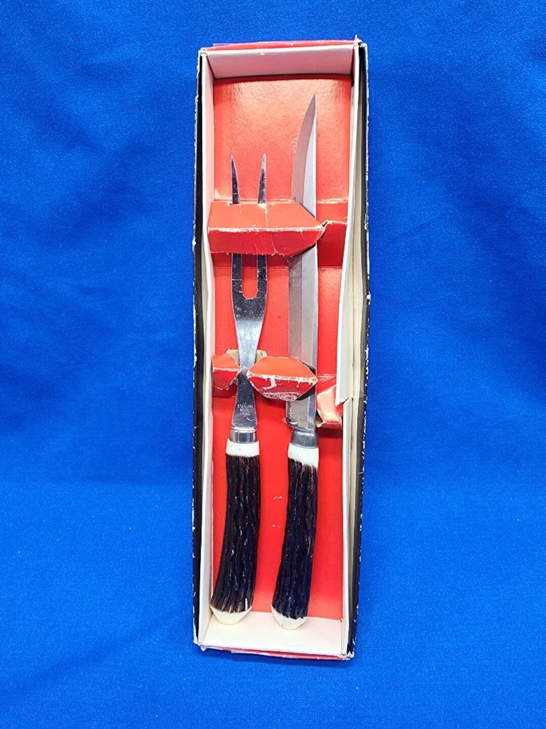 Vintage Carving Set Etsy