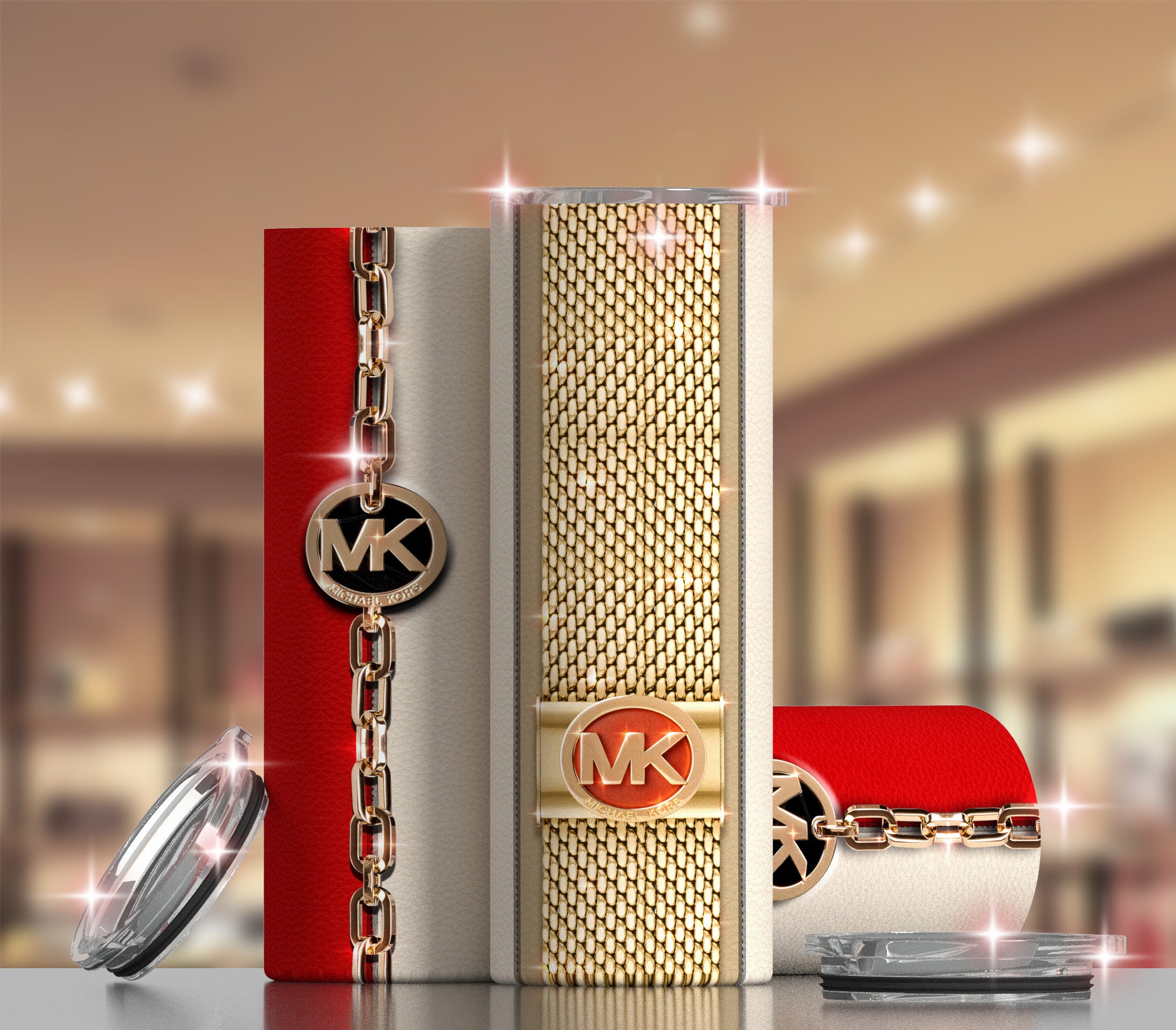 Michael Kors 20oz Straight Tumblercustom design full wrap Etsy