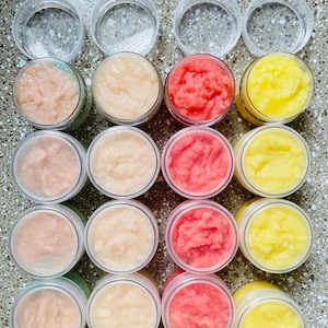 Organic Lip Sugar Scrub, Emulsifying Lip Sugar Scrub, Beeswax Lip Scrub, Exfoliating Sugar Lip Scrub, Flavors Sugar Lip Scrub, Lip Scrubs