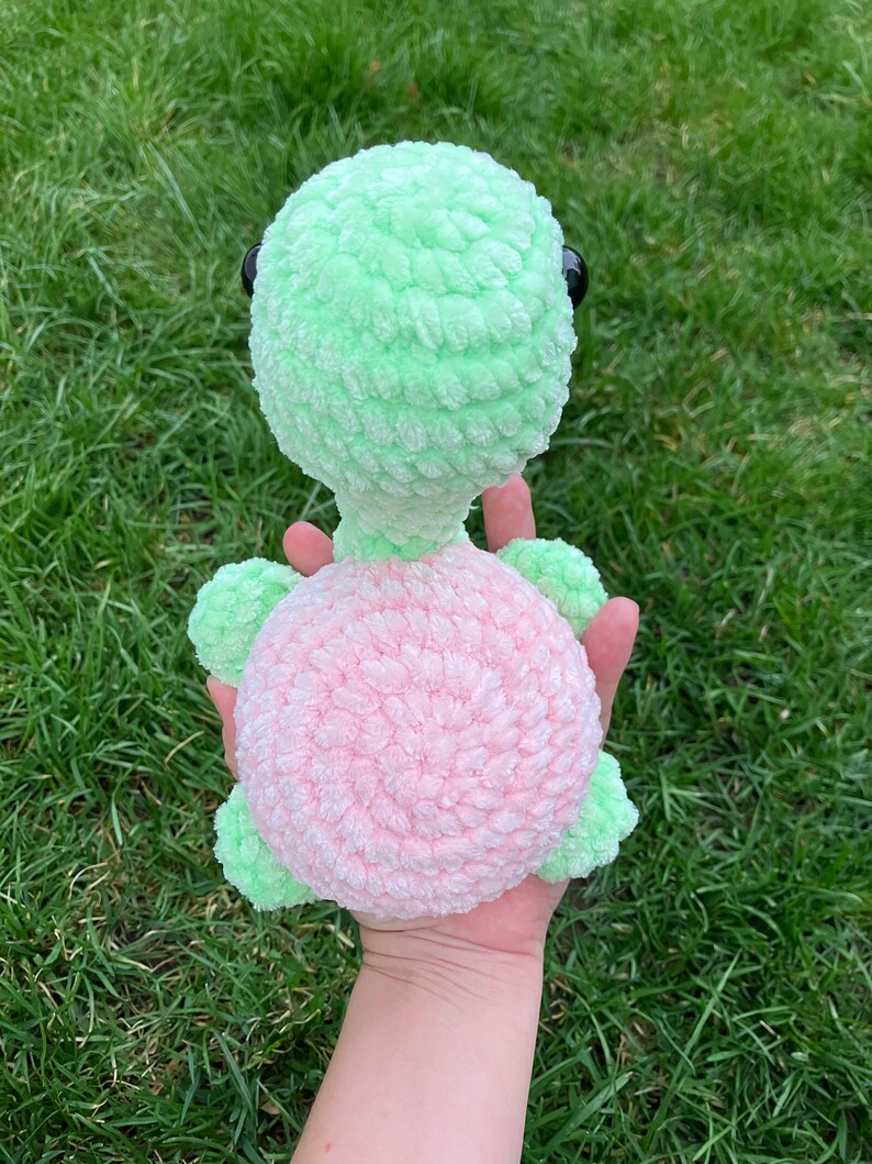 Pattern No Sew Crochet Amigurumi Turtle Beginner Crochet Etsy