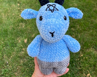 Plush Crochet Baphomet Doll