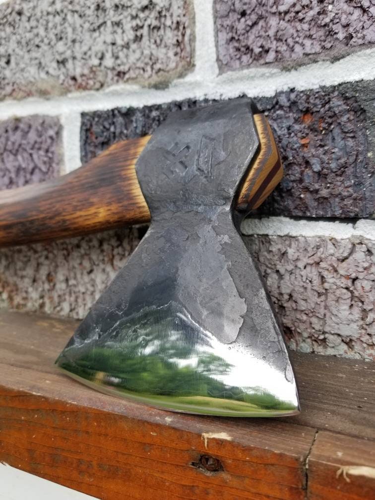 Hand wrapped eye welded axe from modern 4142 Etsy