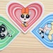 Powerpuff Girls Stickers, Vinyl Stickers, Blossom, Bubbles, Buttercup Stickers, Vinyl Glossy Stickers, Anime Stickers, Cartoon Stickers 