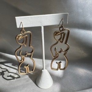 Goddess body earrings