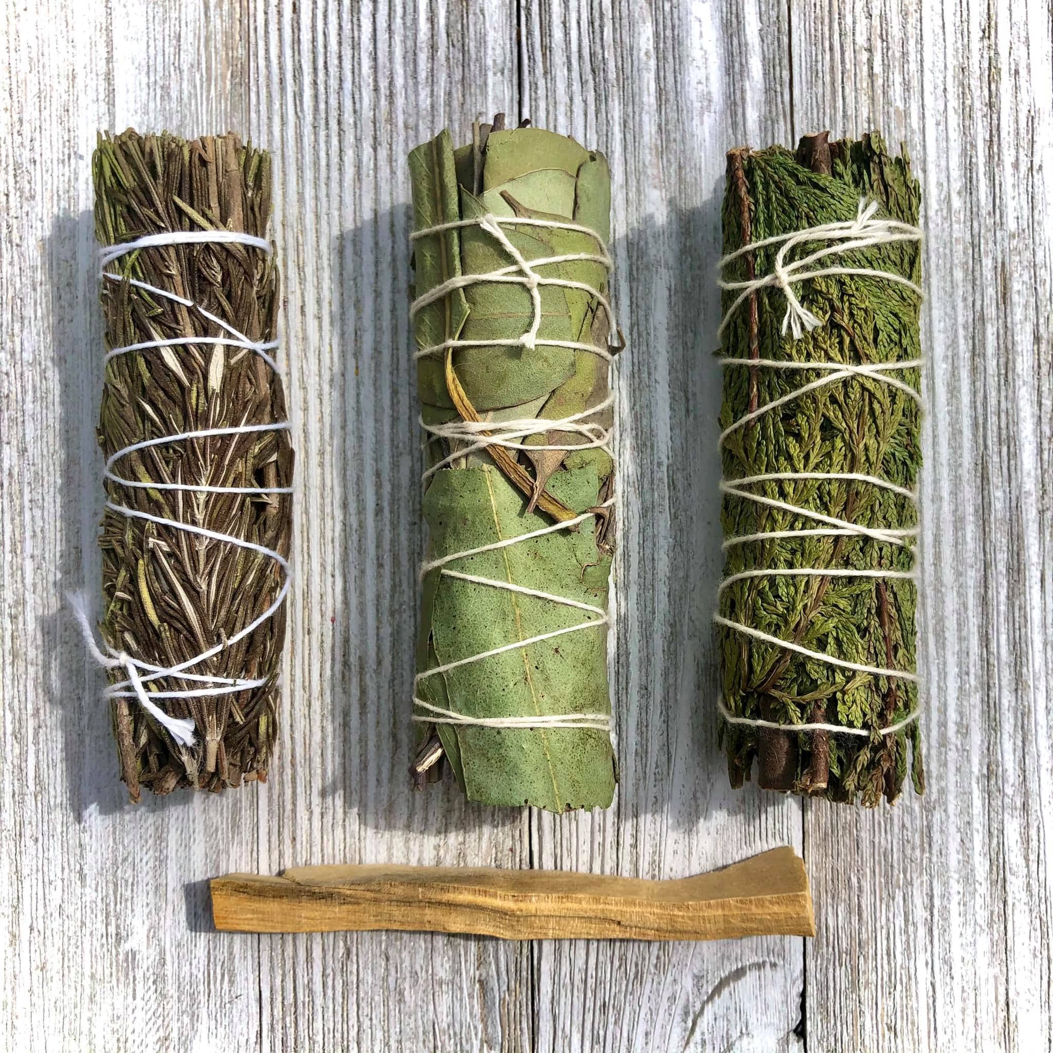 Dried Herb Bundle Set for Burning & Cleansing / Smudging Etsy