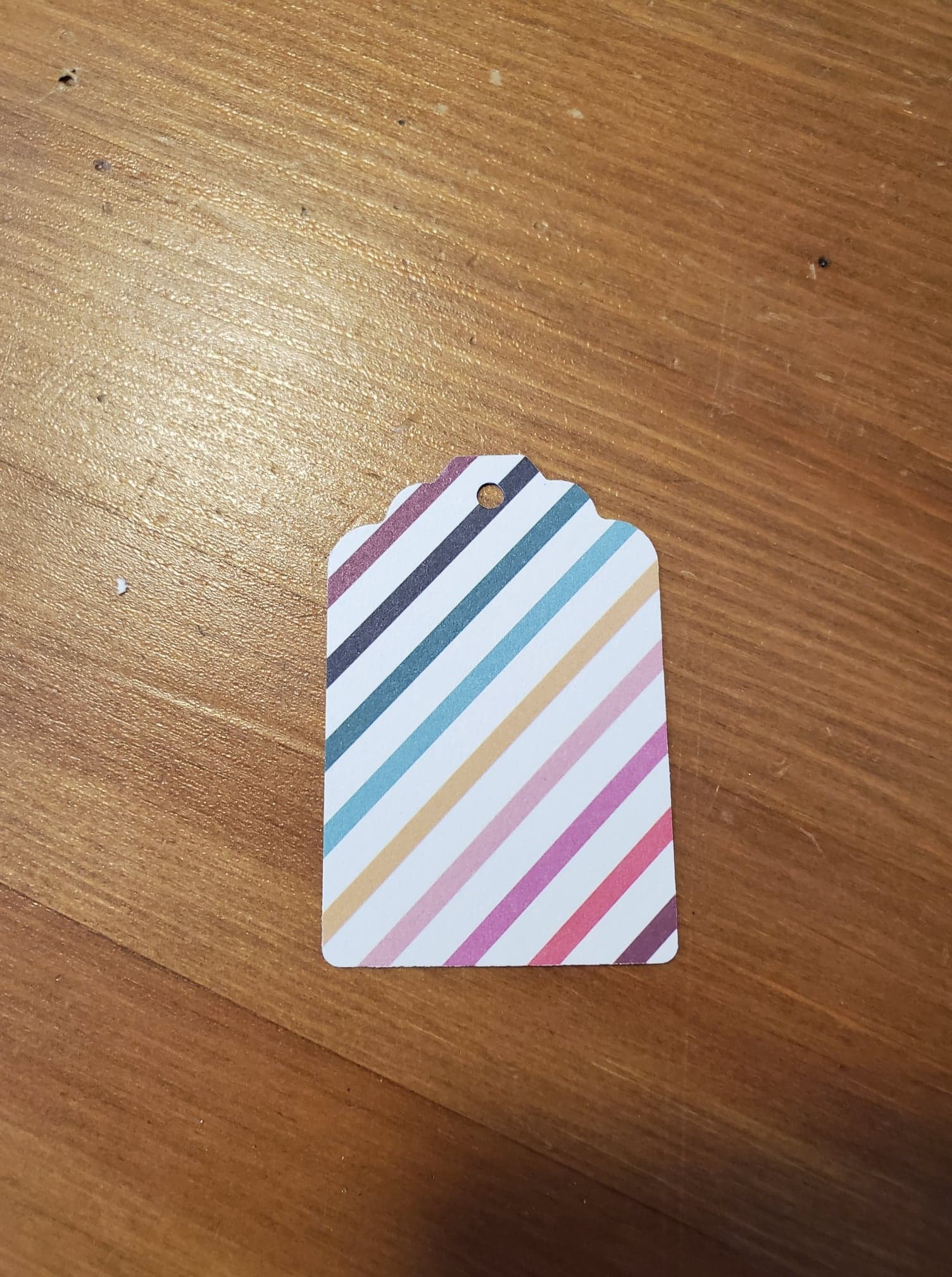 Colorful Stripe Personalized Gift Tags
