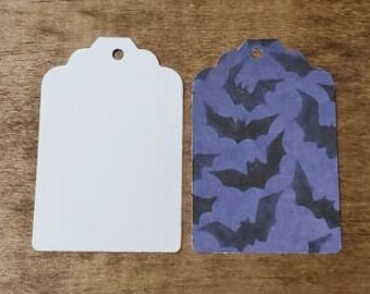 12 Bat Gift Tags