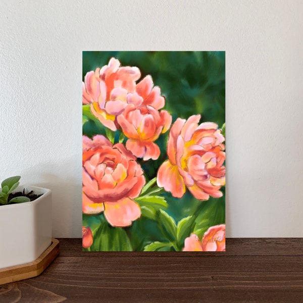 Rose Paintings Etsy