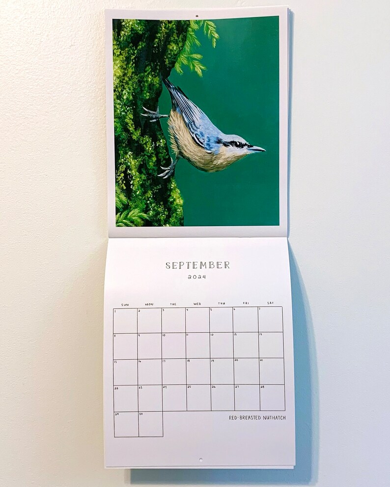 2024 Birds of Alberta Calendar 2024 Wall Calendar 2024 Nature Calendar