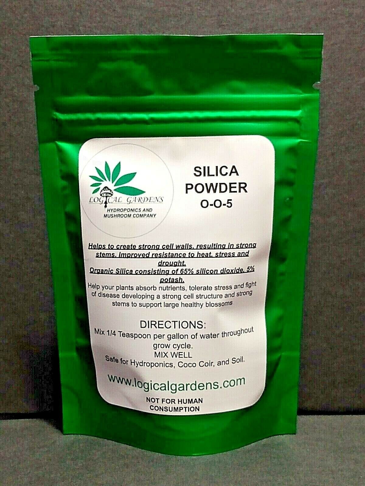 Silica Powder 005 Plant Supplement Hydroponics Coco Coir Etsy