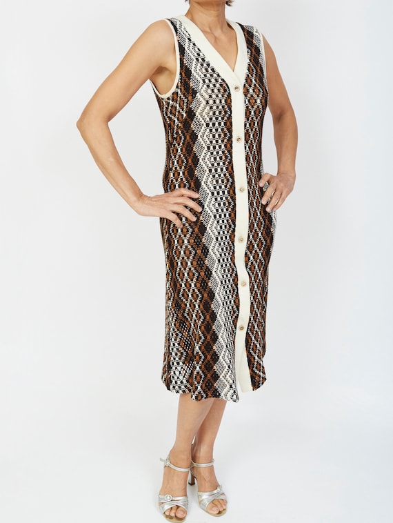 Joelle Knit Long Vest Overlay