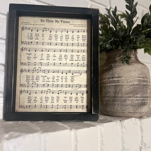 Be Thou My Vision / Church Hymn / Hymn Wall Art / Christian Gift / Encouragement Gift