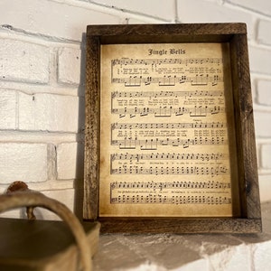 Jingle Bells / Weihnachtshymne / Weihnachtsdeko / Christliches Geschenk / Weihnachtslieder / Weihnachtsmusik Noten / Dashing Durch den Schnee