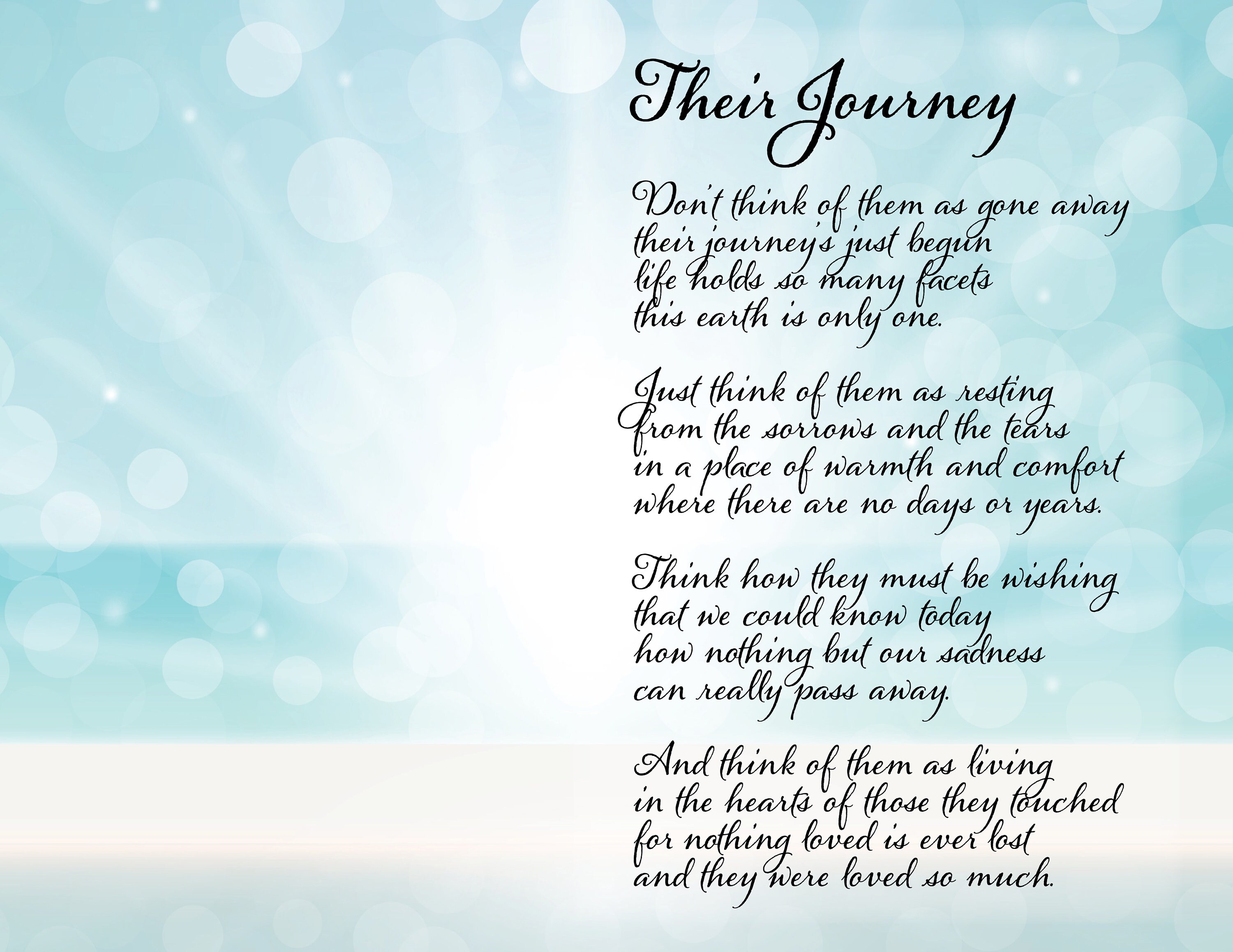 Their Journey Non Binary Gender Neutral Poem Photo Page Etsy