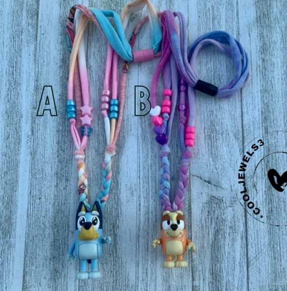 Pick One Bluey & Bingo Necklace Etsy