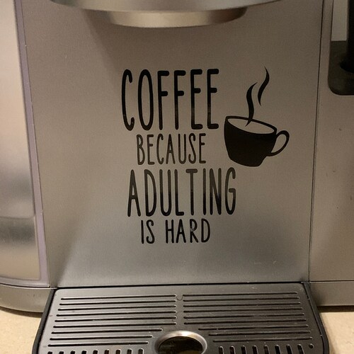 But First Coffee Vinyl Decal Decal for Coffee Makers and Etsy