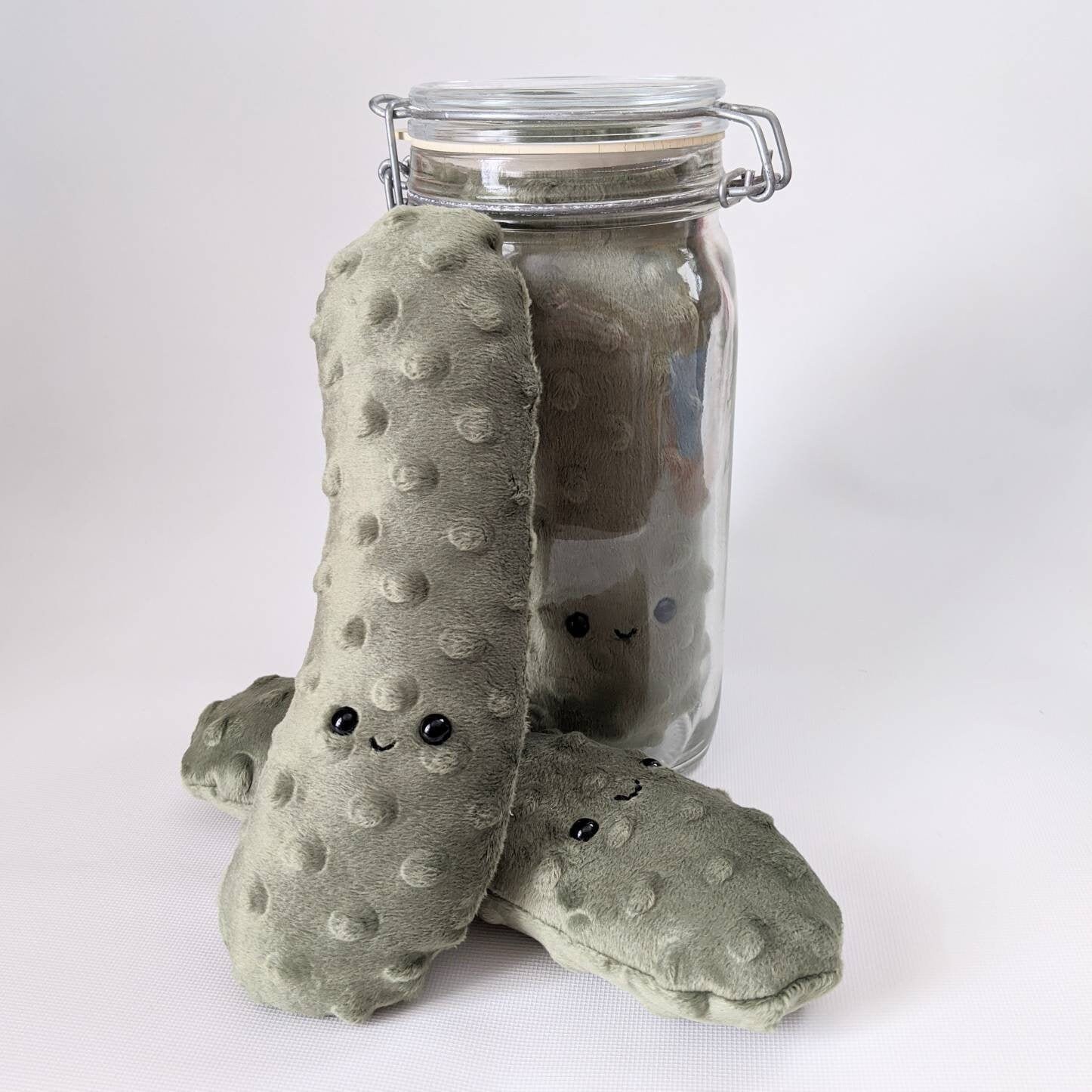 Pickle Plushie Super Soft Stuffed Pickle Plush Toy | Etsy