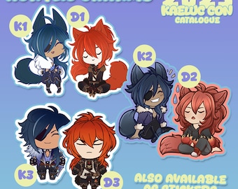 Kaeluc Chibi Acrylic Charms and Stickers
