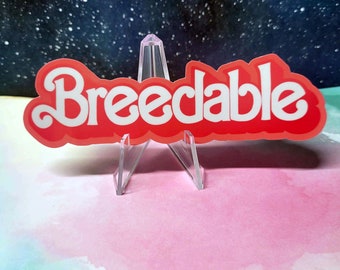 Breedable Vinyl Sticker: Waterproof Laptop Decal