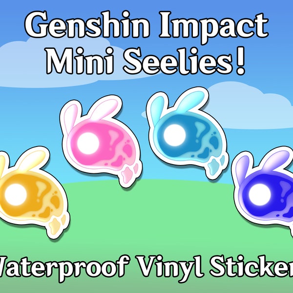 Genshin Seelie | Seelie Sticker | Genshin Impact Stickers | Waterproof Vinyl Sticker