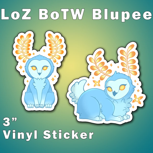 LoZ BoTW Blupee Vinyl Sticker | Waterproof Vinyl Sticker