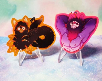 Monster Furby Acrylic Keychains