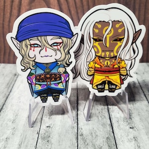 Mononoke Vinyl Stickers | Mononoke Waterproof Vinyl Stickers | 3&quot; Chibi Stickers