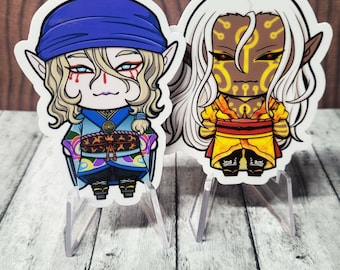 Mononoke Chibi Stickers: Waterproof Vinyl Decals - 3"