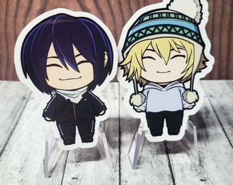 Noragami Chibi Stickers: Waterproof Anime Decals (3")