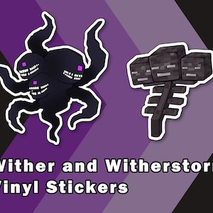 Wither Storm Illustration Minecraft Pin for Sale by VibrantVortex