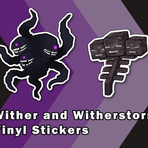 Wither Storm Illustration Minecraft Pin for Sale by VibrantVortex