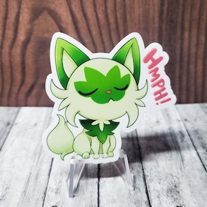 Autocollants en vinyle Poke Monsters | Autocollants imperméables en vinyle