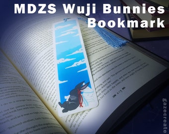 Mo Dao Zu Shi | MDZS | The Untamed | WuJi Bunnies Laminated Bookmark with Tassel