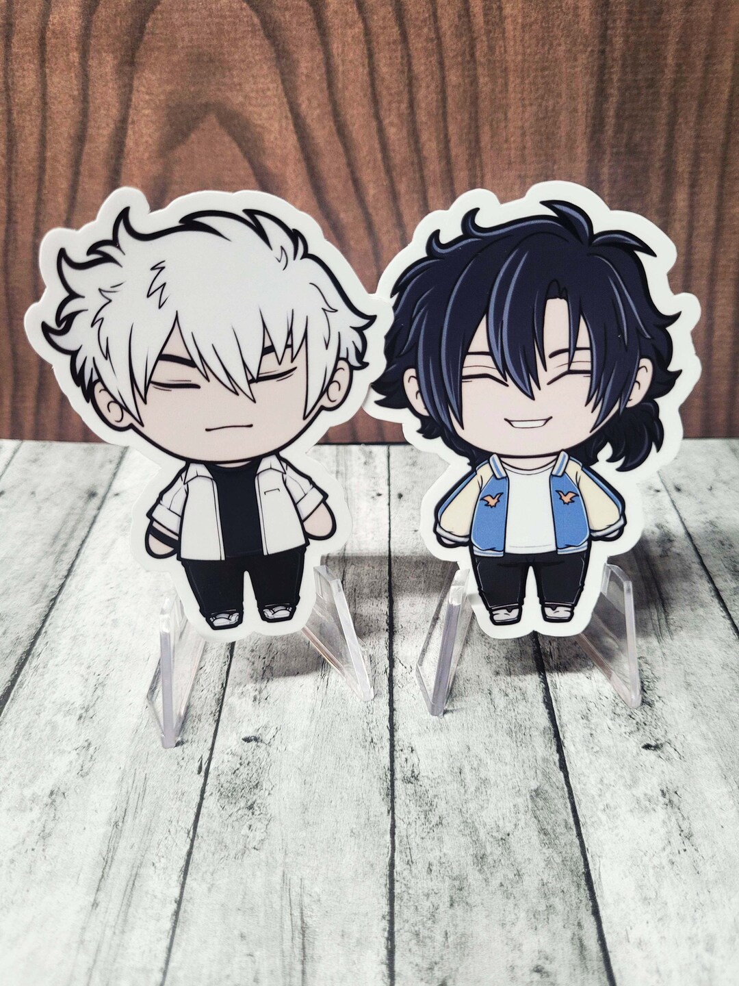 Link Click Chibi Stickers: Waterproof Vinyl Decals (3