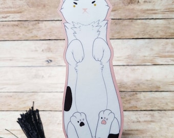 Cat Bookmarks | Kitty Bookmark With Tassels