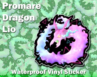 Promare Lio Fotia Dragon Sticker: Waterproof Vinyl Decal
