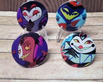 Hellaverse Button Pins 1.75" 44mm | Hellaverse Pinback Buttons