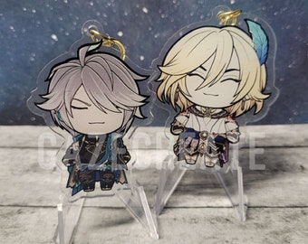 Genshin Impact Chibi Acrylic Keychain: Sumeru Boys, 2.5" Charms