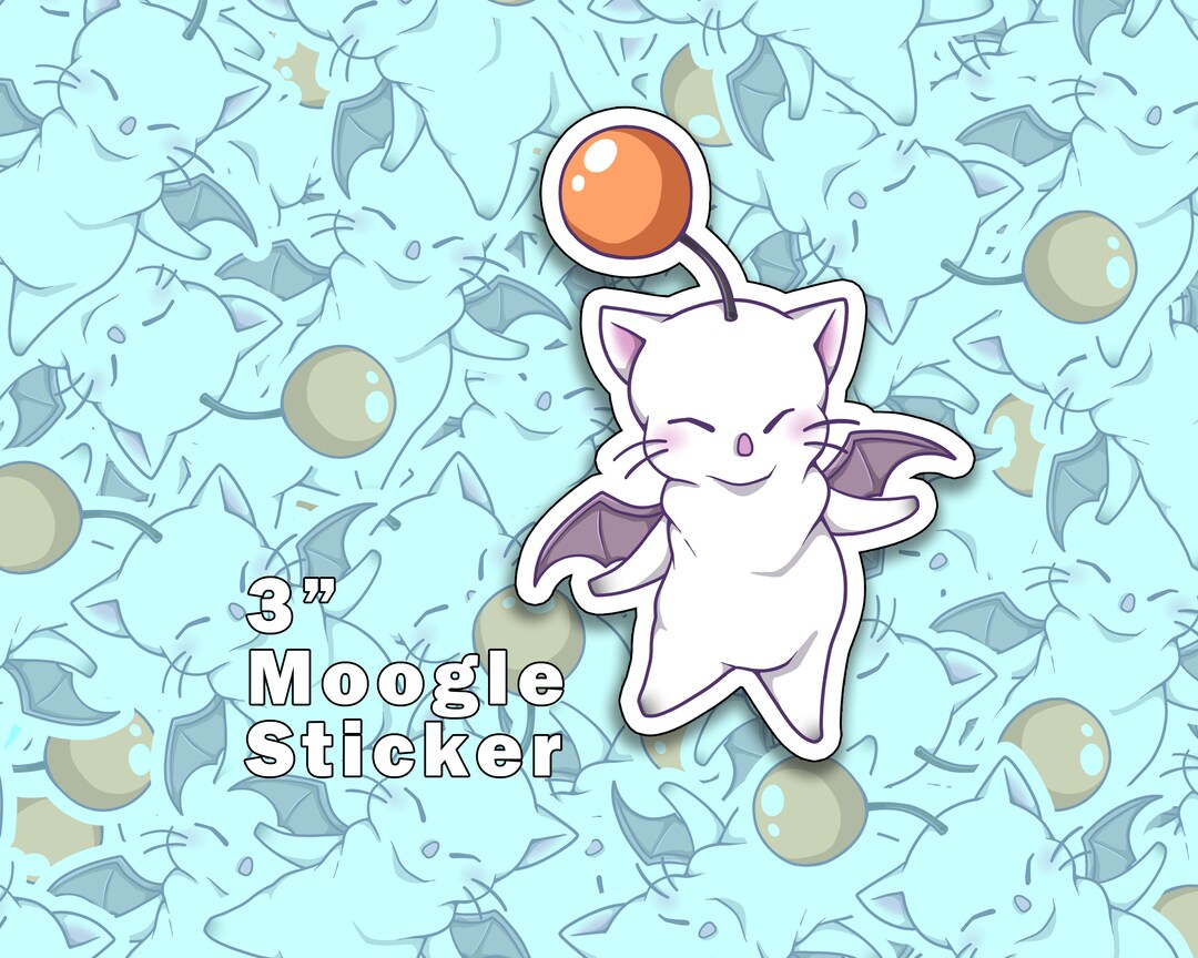 Moogle | Water-proof Vinyl Sticker - Etsy