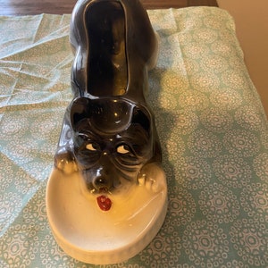 Porcelain Scottie Dog Valet Dish