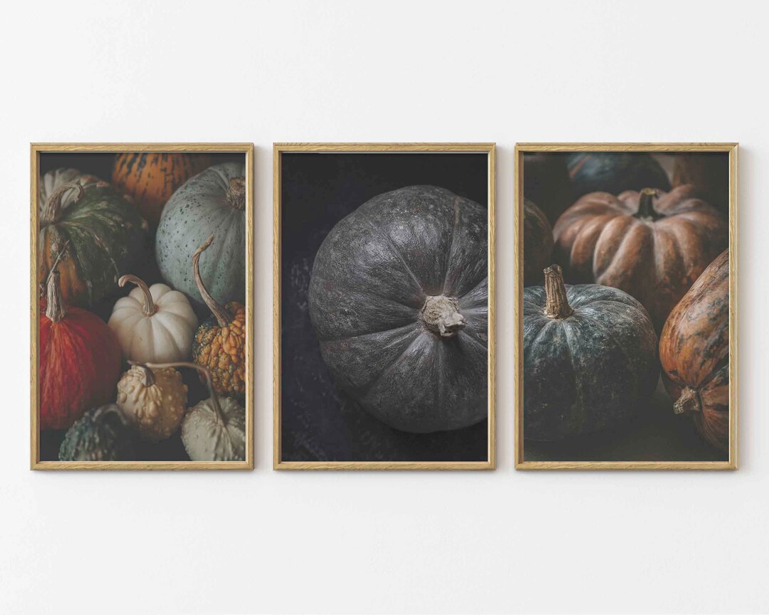 Autumn Gallery Wall Prints Halloween Wall Art Prints Set of 3 - Etsy