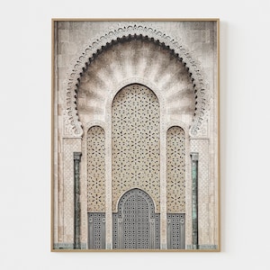 Moroccan Door Print Wall Art, Indian Door, Udaipur Door, Photo Jaipur Door, Neutral Arabic Architecture Print, Islamic Poster Print. P1-0042