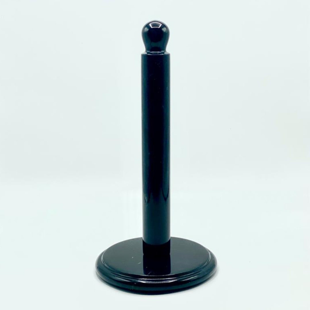 Black Marble Kitchen Roll Holder Freestanding Kitchen Paper Towel