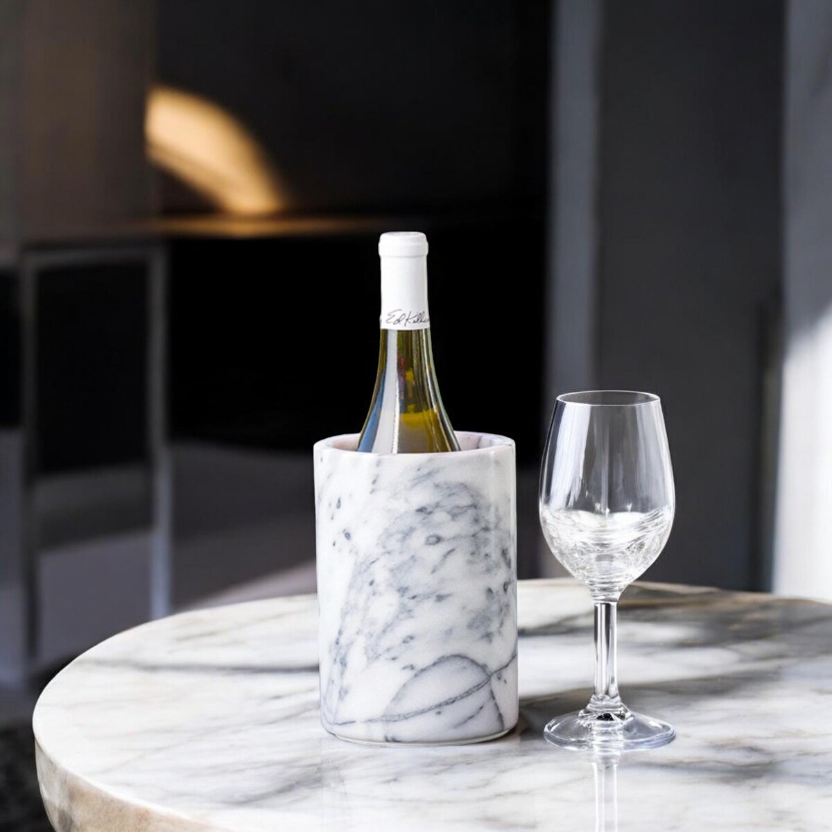 White Marble Wine Cooler Handmade Premium Barware Luxury Gift Stylish Champagne Bucket Essential for Dinner Parties Homeware - Etsy