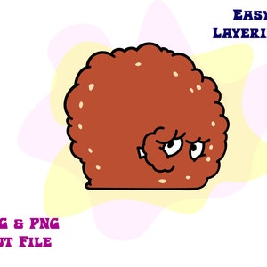 Meatwad SVG, PNG, Cricut cut file, file digitale, ClipArt, Aqua Teen Hunger Force