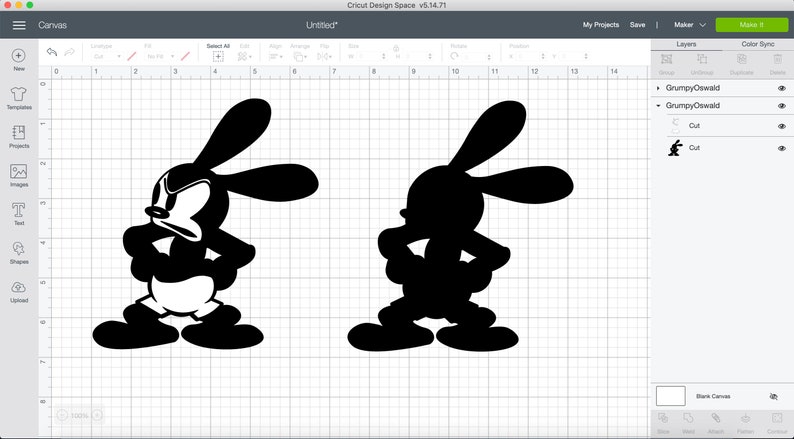 Download Grumpy Oswald SVG Vintage Disney Cricut Cut File Oswald PNG | Etsy