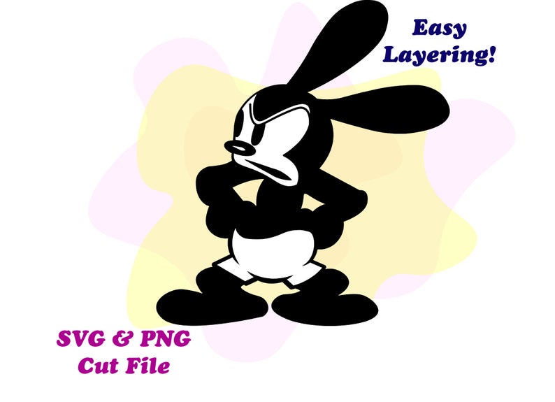 Download Grumpy Oswald SVG Vintage Disney Cricut Cut File Oswald ...