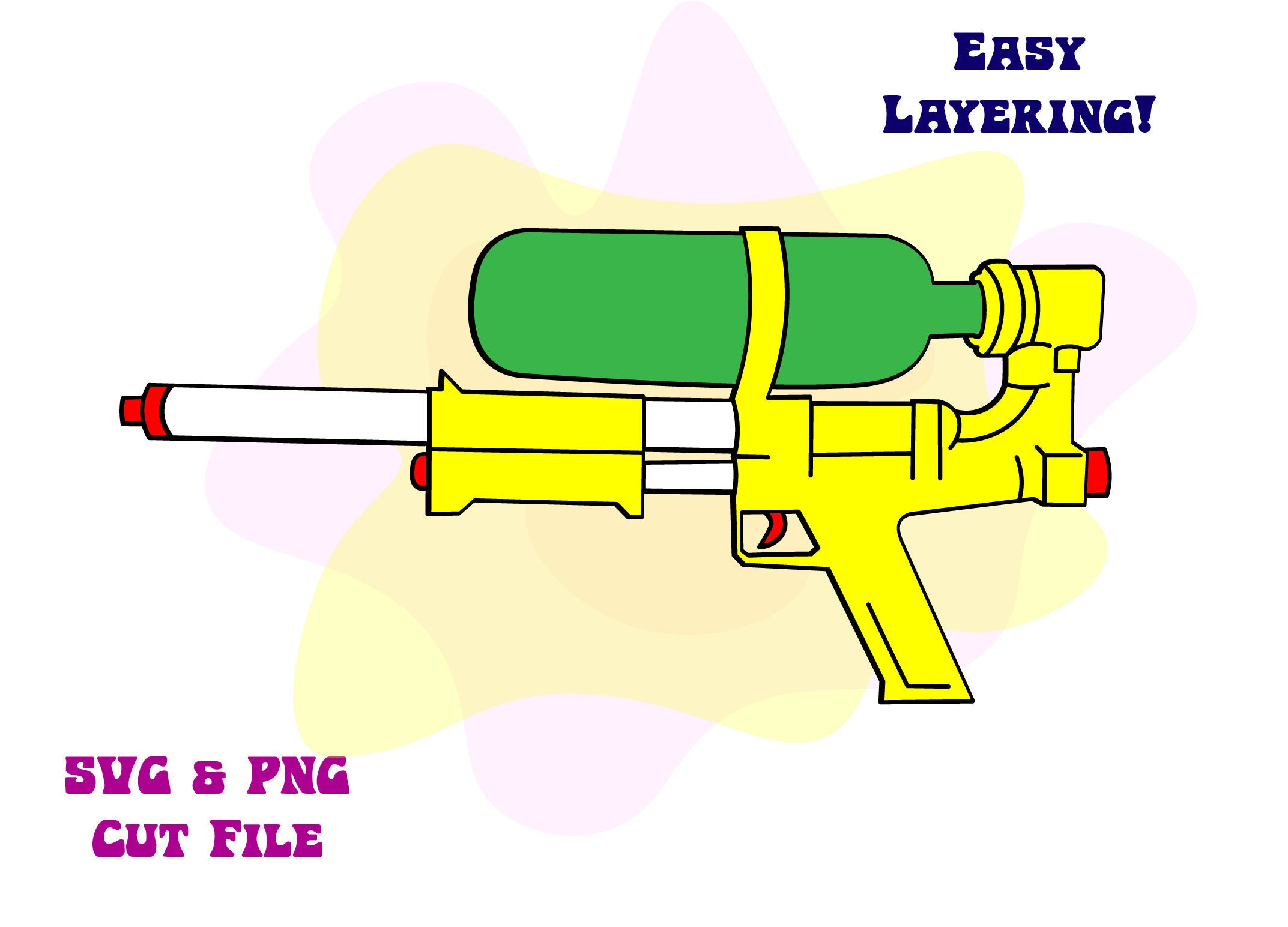 Super Soaker SVG PNG Cricut Cut File 90s Cut File Etsy